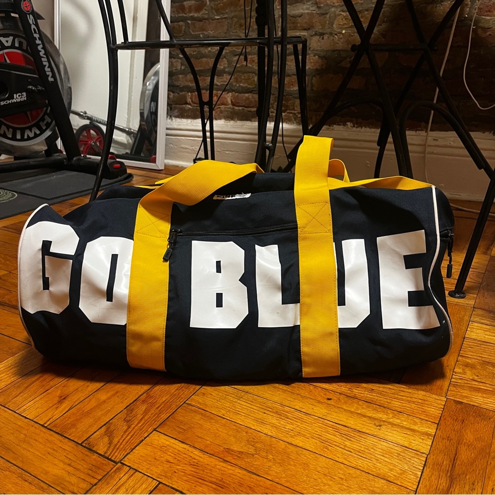 University of Michigan Wolverines ‘Go Blue’ Duffel Bag by Victoria’s Secret PINK